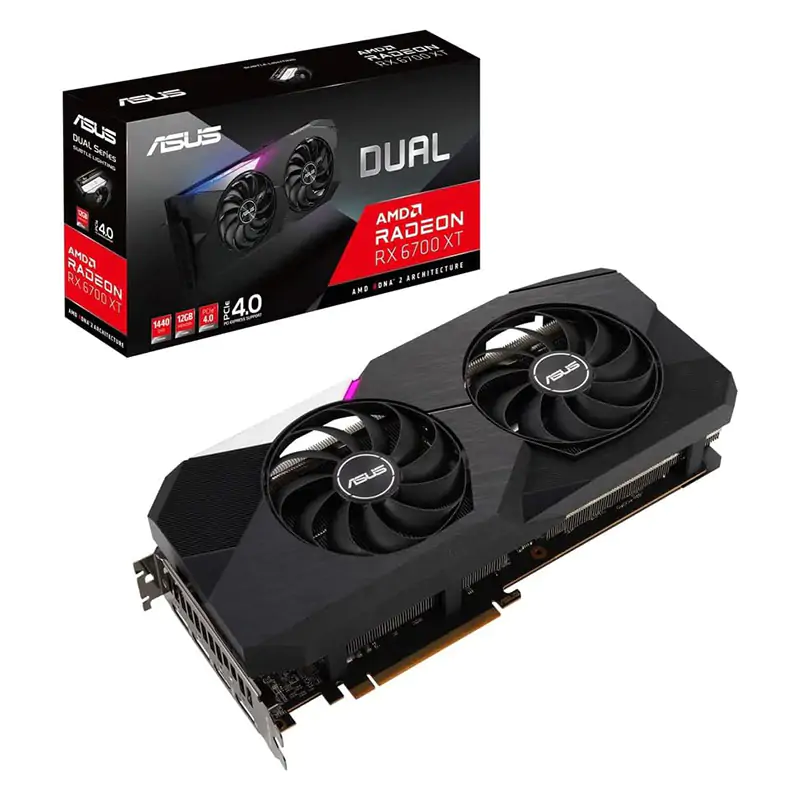 Asus Radeon RX 6700 XT Dual 12G Graphics Card (DUAL-RX6700XT-12G)