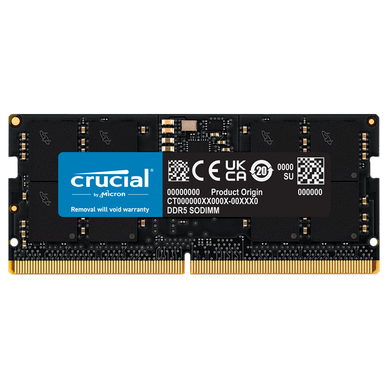 Crucial 32GB (1x32GB) CT32G56C46S5 5600MHz SODIMM DDR5 RAM