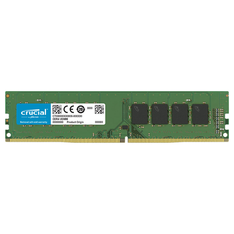 Crucial 16GB (1x16GB) 2400MHz U-DIMM DDR4 RAM (CT16G4DFD824A)