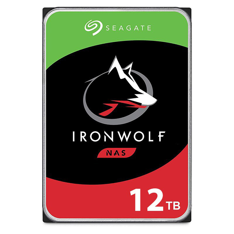 Seagate Ironwolf 12TB 7200RPM 3.5in NAS SATA Hard Drive (ST12000VN0008)