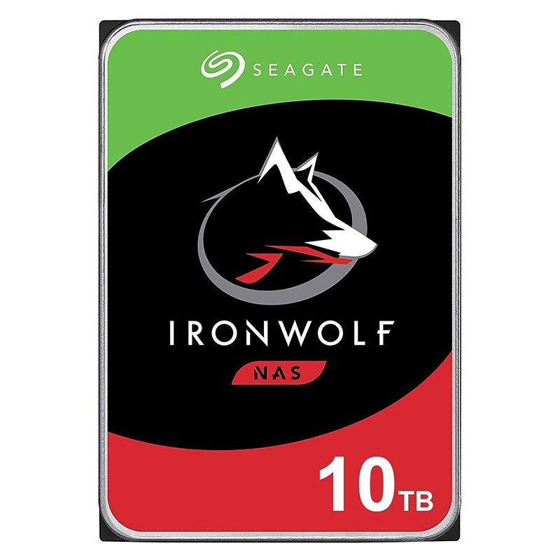 Seagate Ironwolf 10TB 7200RPM 3.5in NAS SATA Hard Drive (ST10000VN0008)