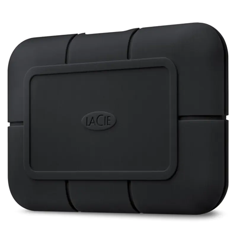 LaCie 4TB Rugged Pro USB Type C Portable External SSD - Black