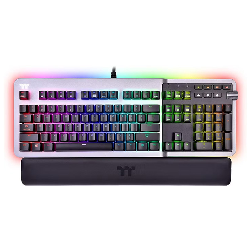 Thermaltake Argent K5 RGB Mechanical Gaming Keyboard - Cherry MX Speed Silver (GKB-KB5-SSSRUS-01)