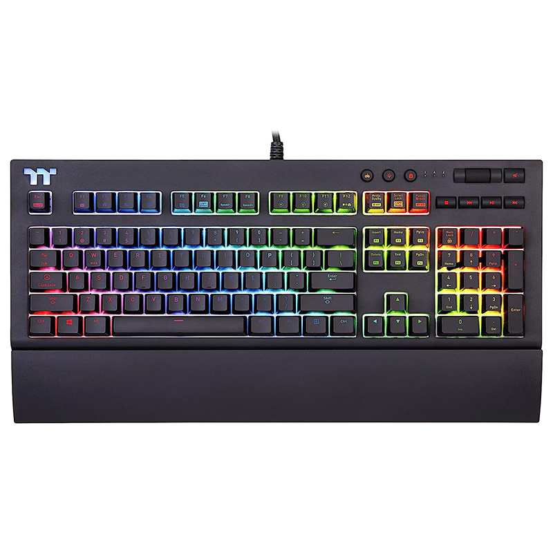 Thermaltake Tt Premium X1 RGB Cherry MX Blue Keyboard (KB-TPX-BLBRUS-01)
