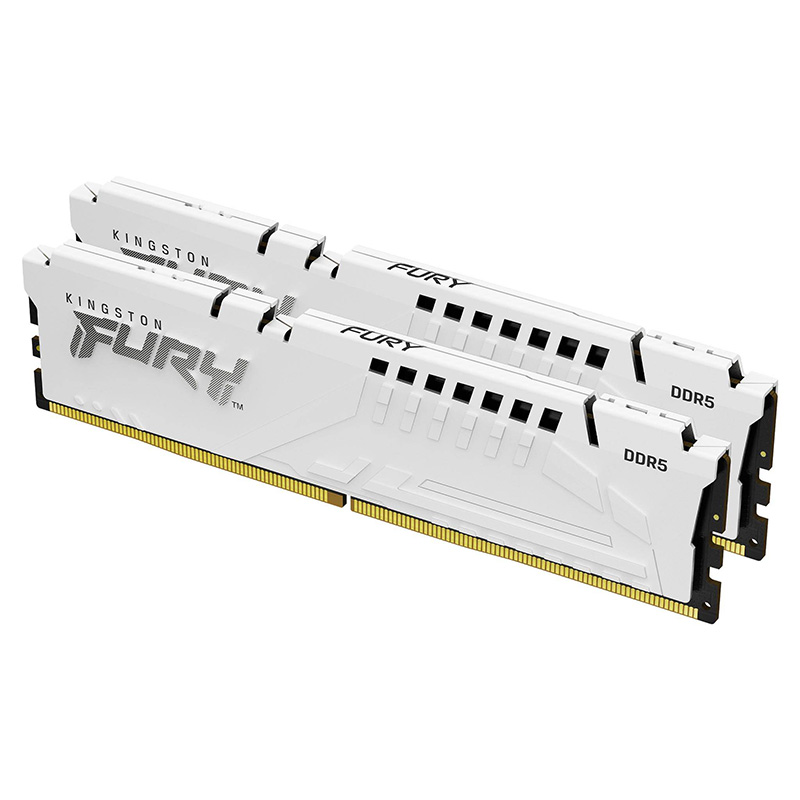 Kingston 64GB (2x32GB) KF560C40BWK2-64 Fury Beast 6000MT/s DIMM DDR5 RAM - White