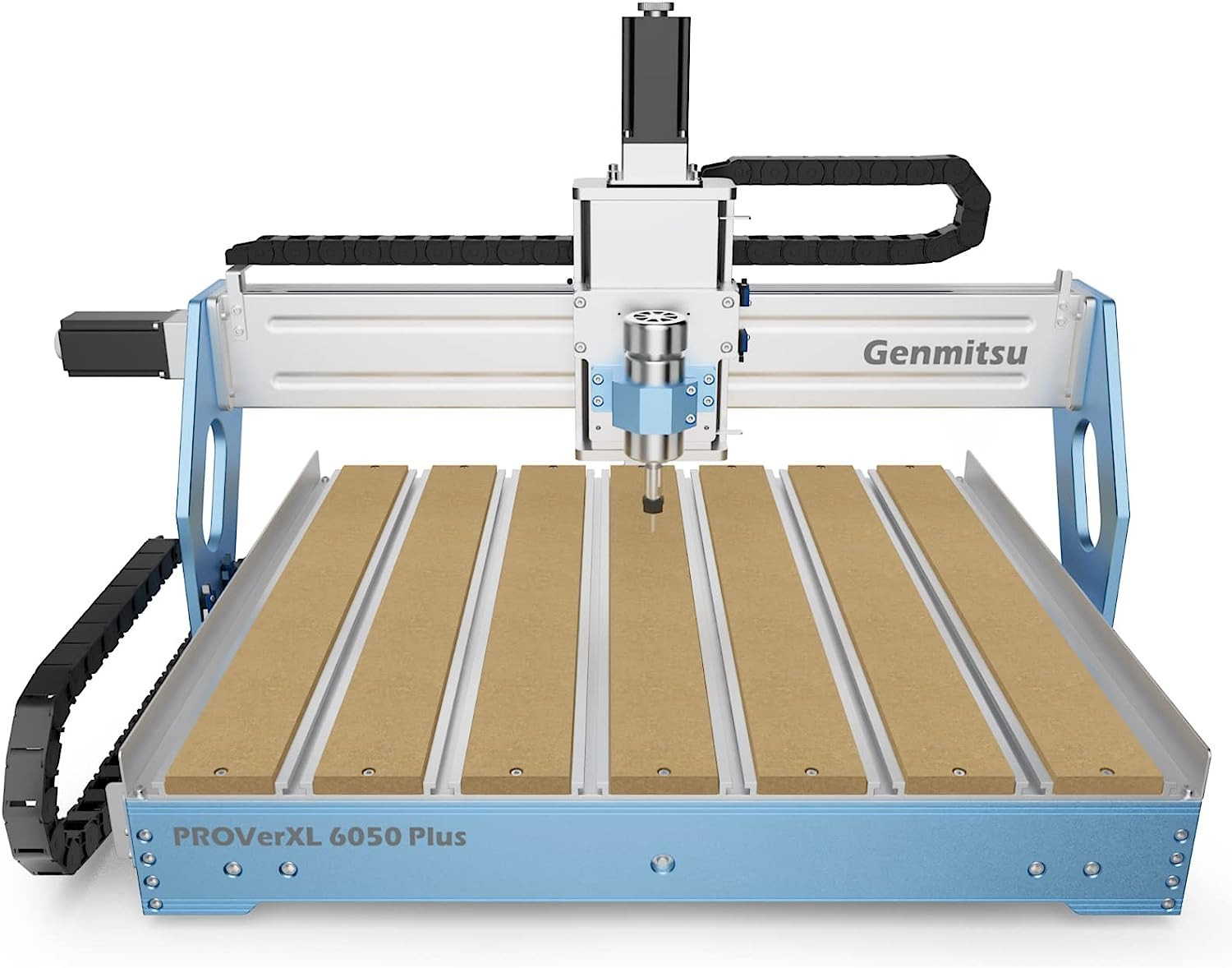 Genmitsu CNC Machine PROVerXL 6050 Plus for Metal Wood Acrylic MDF Carving, GRBL Control, 3 Axis Milling CNC Router Machine, Hybrid Table, Working Are