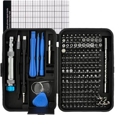 170 in 1 Precision Screwdriver Set with 154 bits Magnetic Repair Tool Kit Micro built in box for Electronics PC Phone Laptop Drones Watch Umart