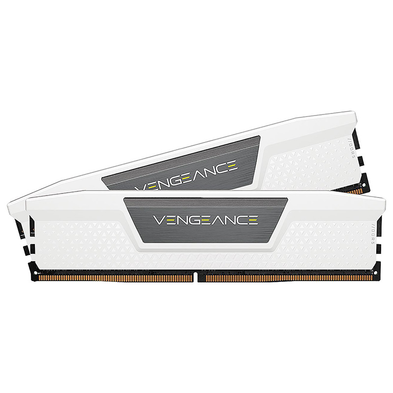 Corsair Vengeance 64GB (2x32GB) 6000MHz CL40 DDR5 RAM - White (CMK64GX5M2B6000C40W)