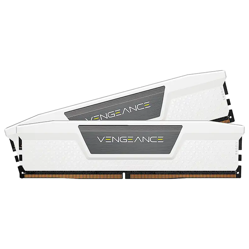 Corsair Vengeance 64GB (2x32GB) 6000MHz CL40 DDR5 RAM - White (CMK64GX5M2B6000C40W)