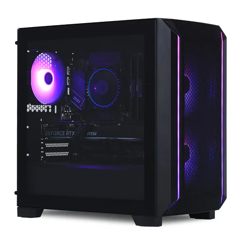 QuantumStrike G5 Core Intel i5 13400F GeForce RTX 4060 TI Gaming PC 55405-N