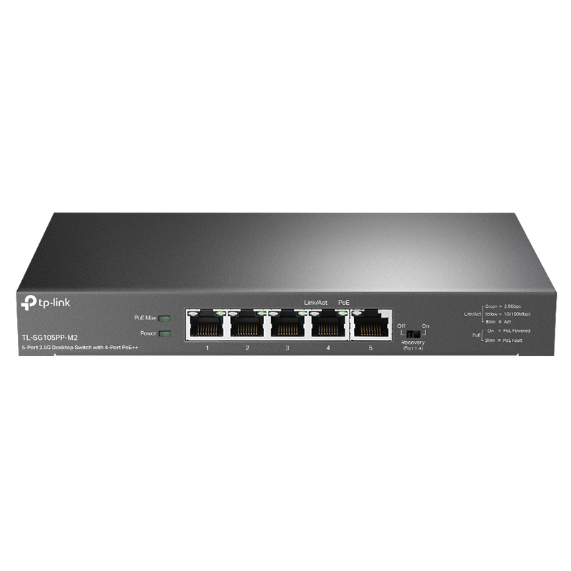 TP-Link 5-Port PoE+ Switch 2個 Switches-TP-Link-TL-SG105PP-M2