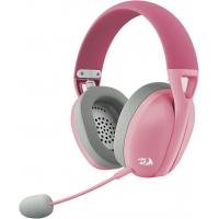 Redragon H848 Bluetooth Wireless Gaming Headset - Lightweight - 7.1 Surround Sound - 40MM Drivers - Detachable Microphone, Pink