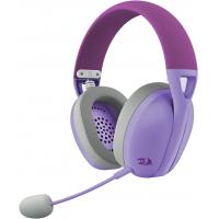 Redragon H848 Bluetooth Wireless Gaming Headset - Lightweight - 7.1 Surround Sound - 40MM Drivers - Detachable Microphone, Purple