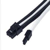 Internal-Power-Cables-SilverStone-PP07E-PCIBW-8-Pin-PCIe-Sleeved-Power-Extension-Cable-Black-White-4