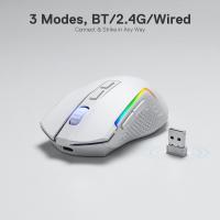 Mouse-Mouse-Pads-Redragon-M693-Wireless-Bluetooth-Gaming-Mouse-8000-DPI-Wired-Wireless-Gamer-Mouse-w-3-Mode-Connection-BT-2-4G-Wireless-7-Macro-Buttons-White-10