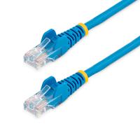 Network-Cables-Startech-0-5-m-Blue-Cat5e-Snagless-RJ45-UTP-Patch-Cable-3