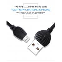 MOREJOY Awei CL-61 1M 2.5A Miscro USB Fast Charging Data Cable for Mobile Phones Black