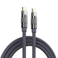 MOREJOY Remax RC-C055 100W 5A Super Fast Charging Data Cables Charger Type-C To Type-C Cable High-speed Transmission Black