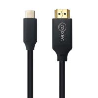 Cruxtec CH4K-02-BK USB-C Male to HDMI 2.0 Male Cable 2m
