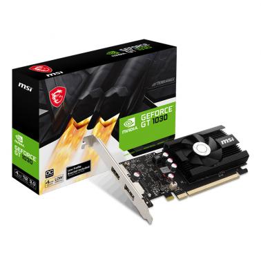 MSI GeForce GT 1030 4GD4 Low Profile OC Graphics Card (GEFORCE GT 1030 4GD4 LP OC) - OPENED BOX 90282