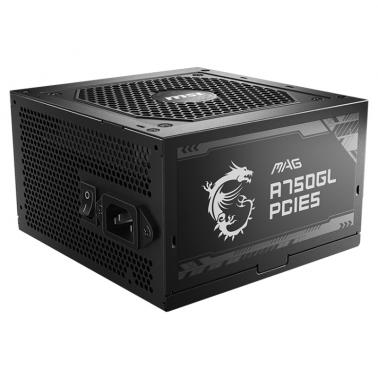 MSI 750W MAG A750GL 80+ Gold PCIe 5 ATX 3.0 Modular Power Supply (MAG A750GL PCIE5) - OPENED BOX 91107