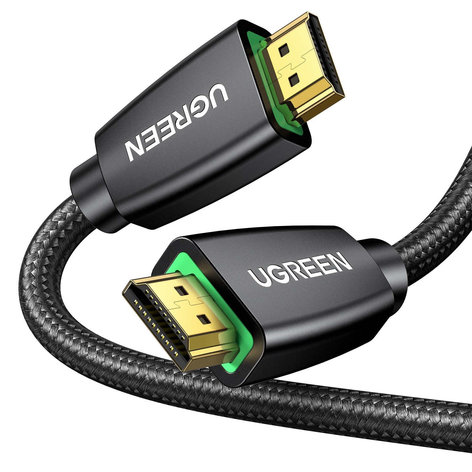 UGREEN High-End HDMI Cable with Nylon Braid 2m (Black)