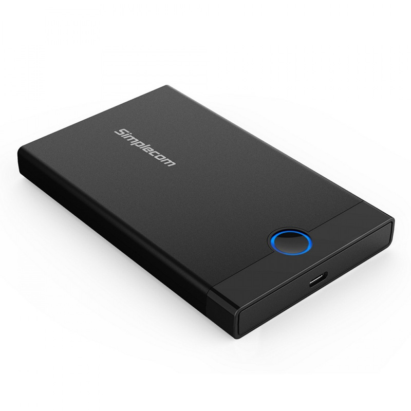 Simplecom Tool-free 2.5in SATA HDD SSD to USB C Gen 2 Enclosure (SE229)