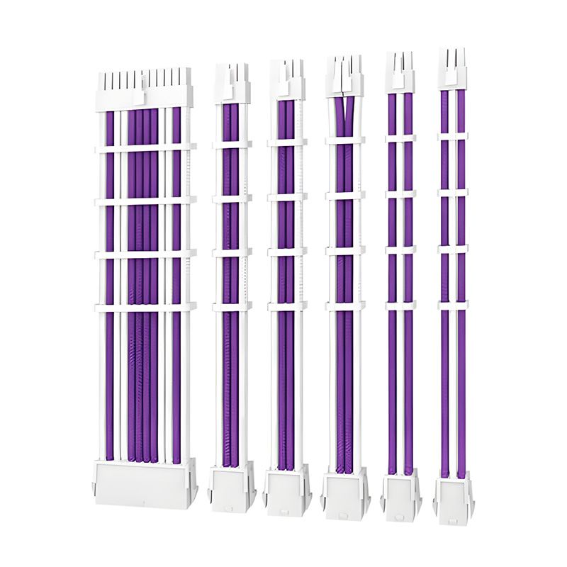Antec PSU Sleeved Extension Cable Kit V2 - Purple