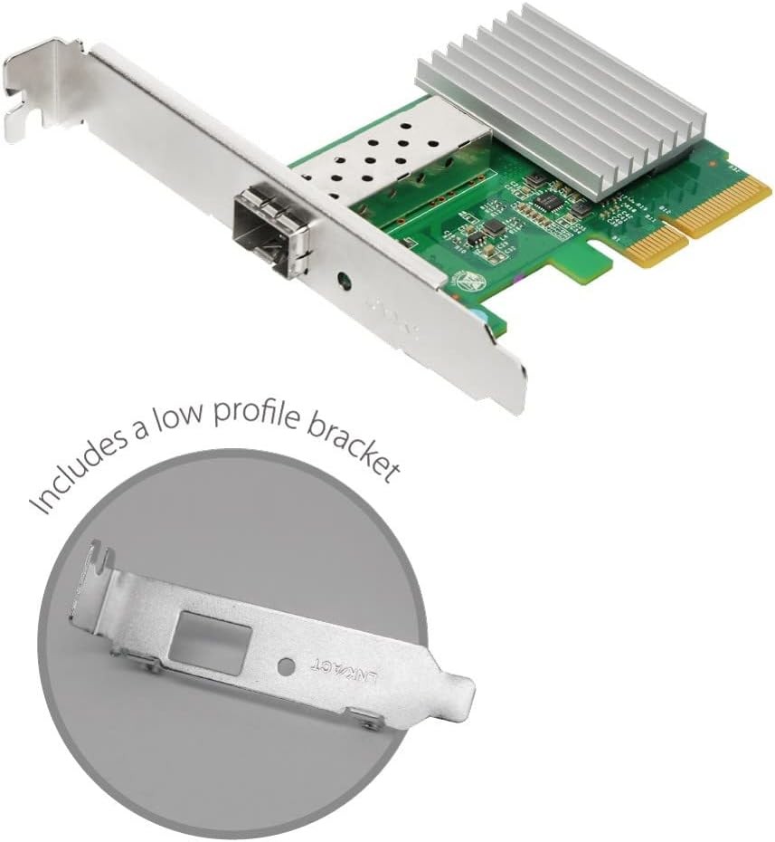 Edimax 10 Gigabit Ethernet SFP+ PCIe Network Adapter EN-9320SFP+ V2