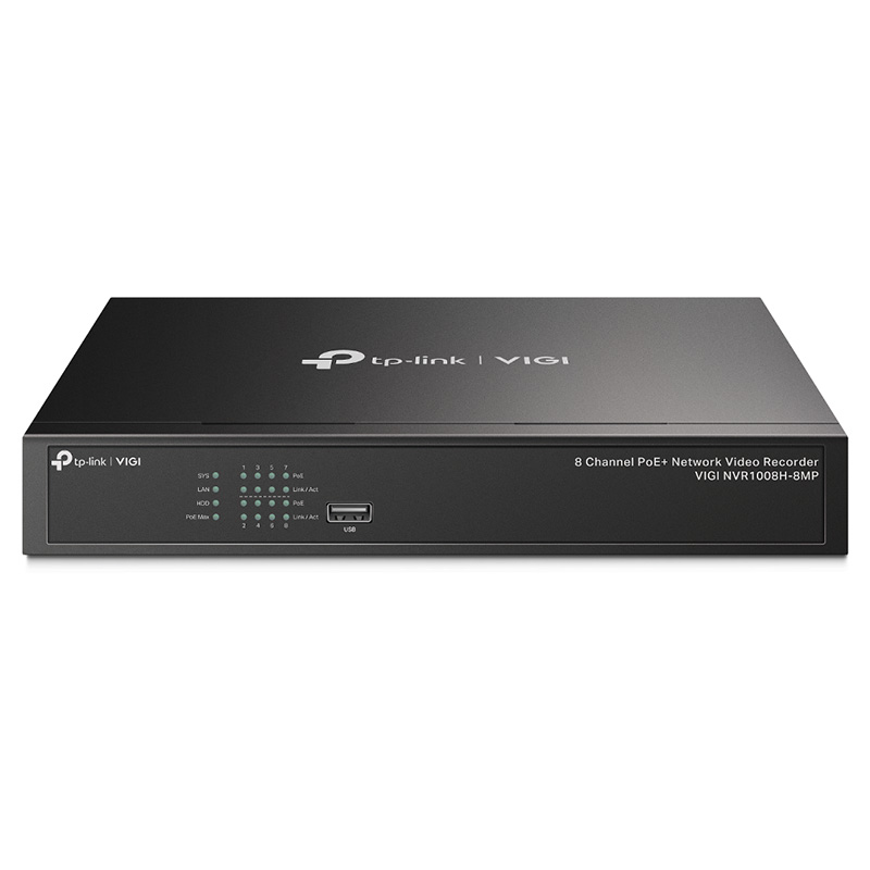 TP-Link 8 Channel PoE+ Network Video Recorder (VIGI NVR1008H-8MP)