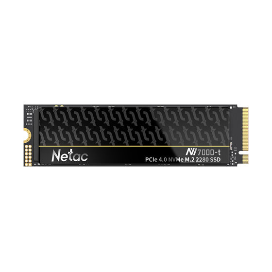 Netac NV7000-t PCIe 4 x4 M.2 2280 NVMe 3D NAND SSD 512GB, R/W up to 7200/4400MB/s, with heat spreader