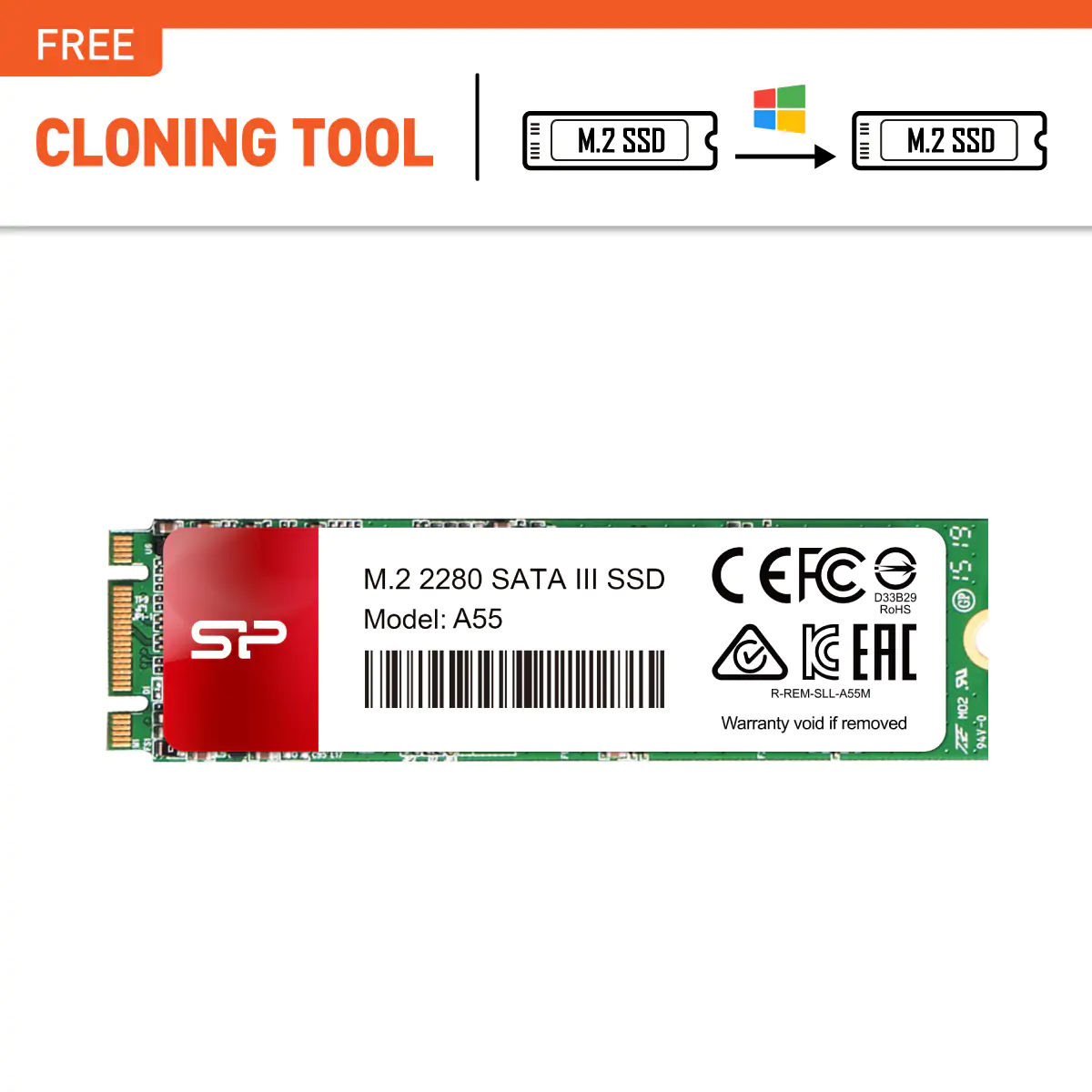 SPCC Solid State 512GB A55 SSD ◇ 中古品 ◇ D00146 A55 Silicon