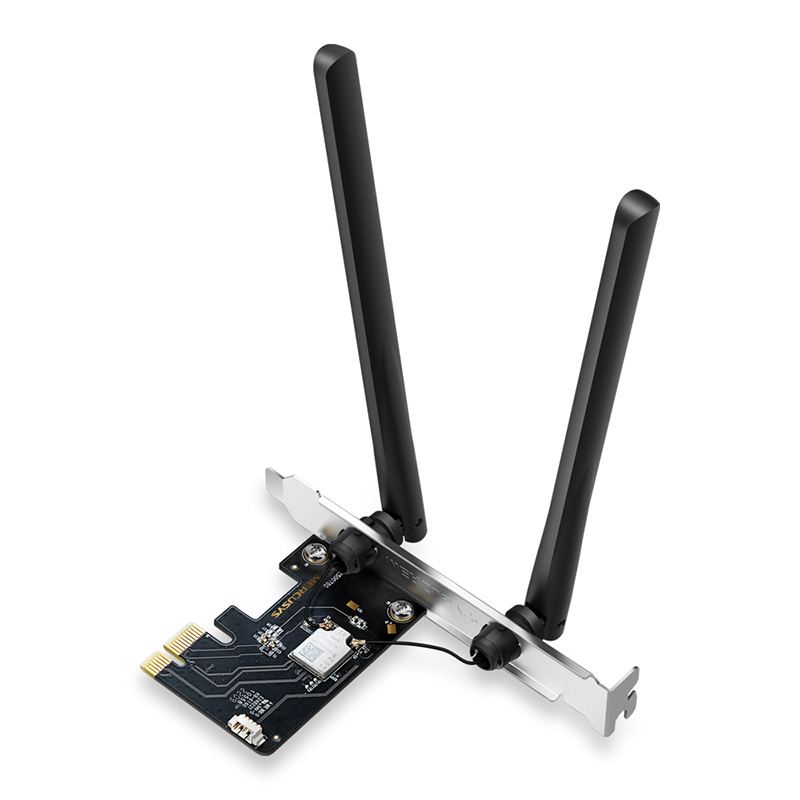 Mercusys AXE5400 Tri-Band Wi-Fi 6E Bluetooth 5.2 PCIe Adapter (MA86XE)