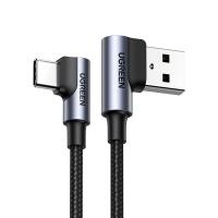 Electronics-Appliances-UGREEN-Angled-USB-2-0-A-to-Type-C-Cable-Nickel-Plating-Aluminum-Shell-0-5m-Black-4