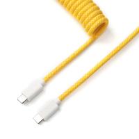 Keychron Coiled Aviator Cable - Yellow / Straight (Cab-16)