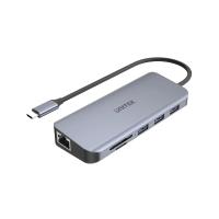 PC-Accessories-Unitek-uHUB-N9-9-in-1-USB-C-Ethernet-Hub-with-Dual-Monitor-100W-Power-Delivery-and-Dual-Card-Reader-9