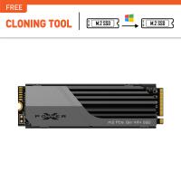 Silicon Power 2TB XS70 PCIe Gen4 R/W up to 7,300/6,800 MB/s M.2 NVMe SSD for PS5 with Heatsink