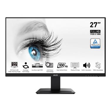 MSI 27in FHD IPS 100Hz Adaptive-Sync Professional Business Monitor Black with SPK (PRO MP273A) - OPENED BOX 87062