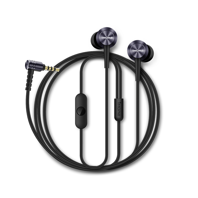 1MORE­ E1009 Piston Fit in-Ear Headphones earbuds earphones with Microphone Gray