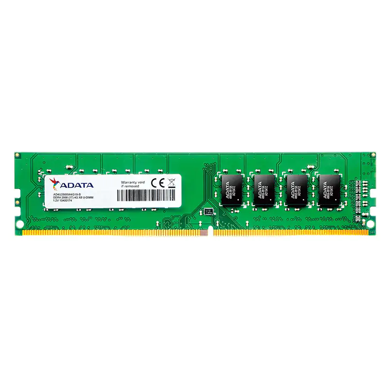 ADATA 4GB (1x4GB) AD4U2666W4G19-R Unbuffered-DIMM 2666MHz DDR4 RAM