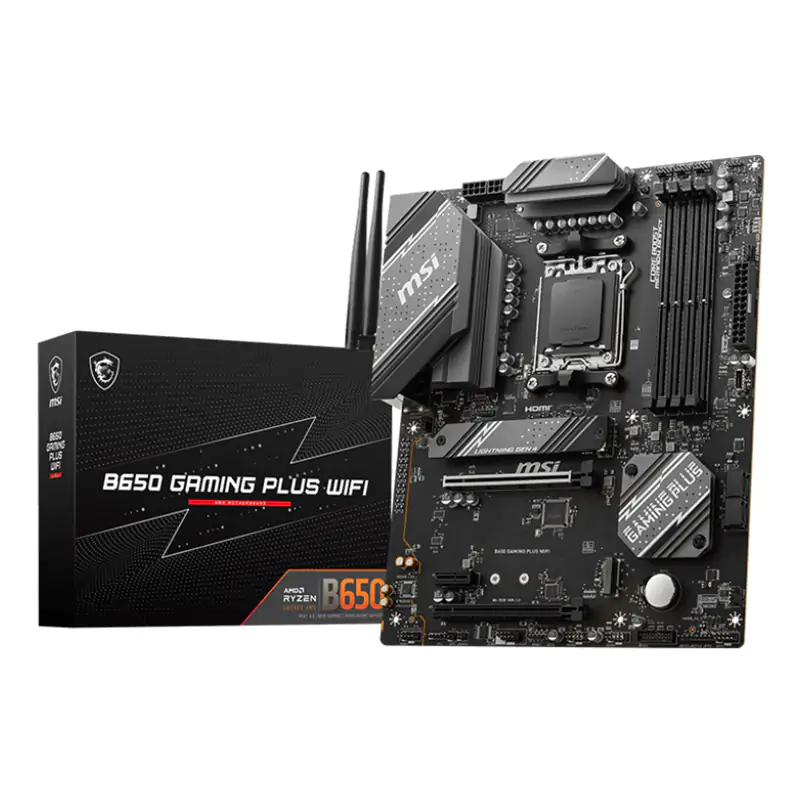 MSI B650 Gaming Plus WIFI AM5 ATX Motherboard (B650 GAMING PLUS