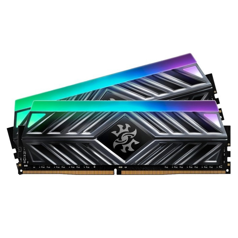 Adata 32GB (2x16GB) AX4U320016G16A-DT41 XPG SPECTRIX RGB D41 3200MHz DDR4 RAM - Tungsten Grey (AX4U320016G16A-DT41)