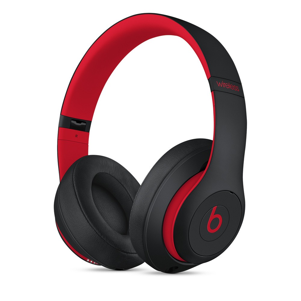 Beats Studio3 Bluetooth Wireless Headphones - Defiant Black-Red