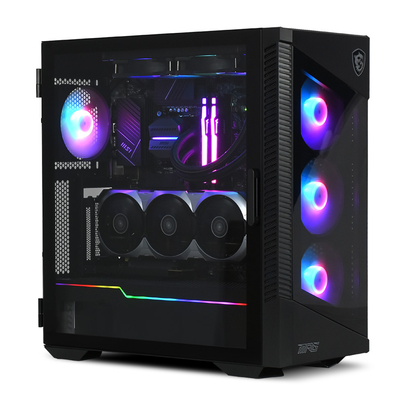 G5 Core Intel i5 13600K GeForce RTX 4070 Gaming PC - Powered by MSI 55432