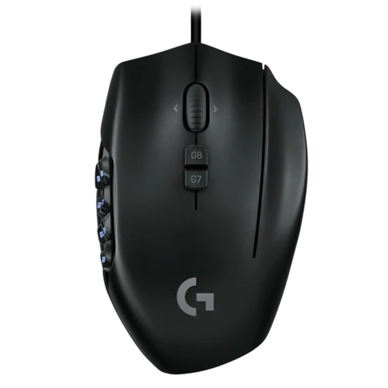 Logitech G600 MMO Wired Gaming Mouse - Black (910-002864)