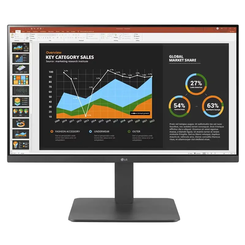 LG 24in FHD 75Hz IPS LED Height Adjustable Monitor (24BR550Y-C)
