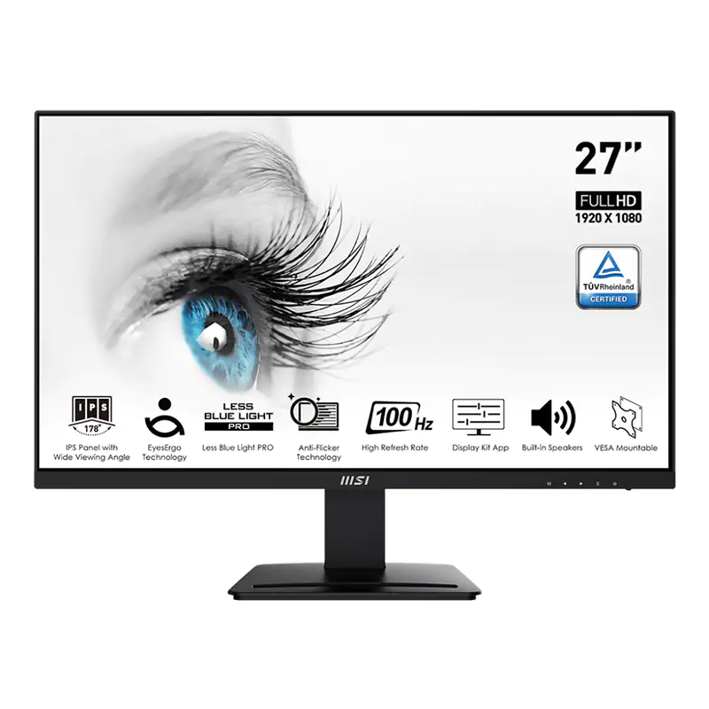 MSI 27in FHD IPS 100Hz Adaptive-Sync Professional Business Monitor  