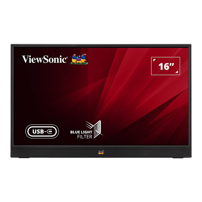 ViewSonic 16in FHD IPS USB-C Portable Monitor (VA1655)