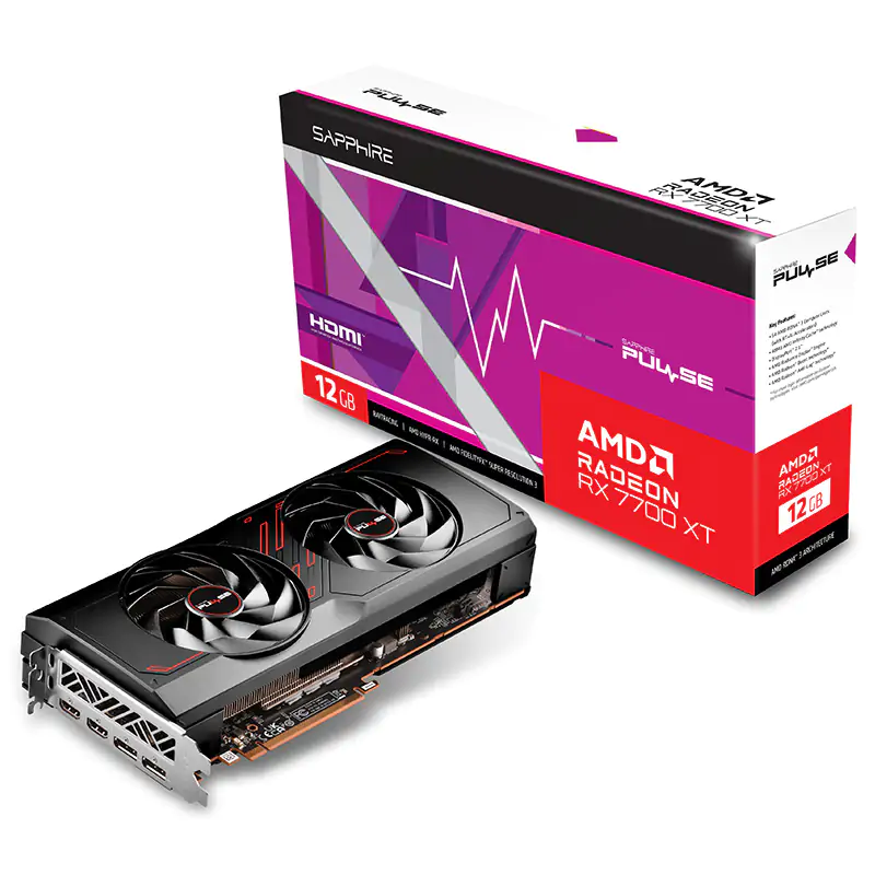 Sapphire Pulse Radeon RX 7700 XT 12G Graphics Card - Umart.com.au