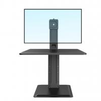 North Bayou S80 Single Monitor Integrated Sit Stand Workstations, Fit 17”-32” Screen with Load Capacity 2-9kg